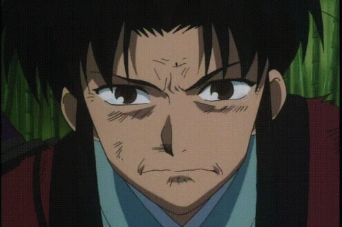 A Close Up Of A Cartoon Character 'S Face With A Very Angry Look On His Face GIF
