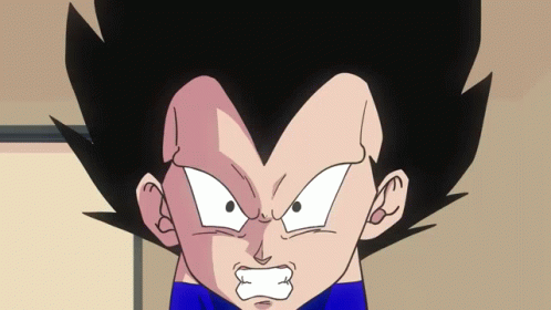 A Close Up Of A Cartoon Character 'S Face With An Angry Look On His Face GIF