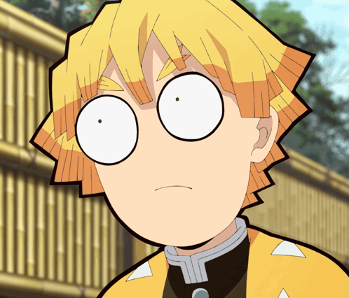 A Close Up Of A Cartoon Character 'S Face With Big Eyes GIF