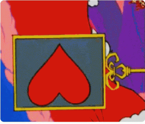 A Close Up Of A Cartoon Character 'S Face With Blue Eyes And A Santa Hat . GIF