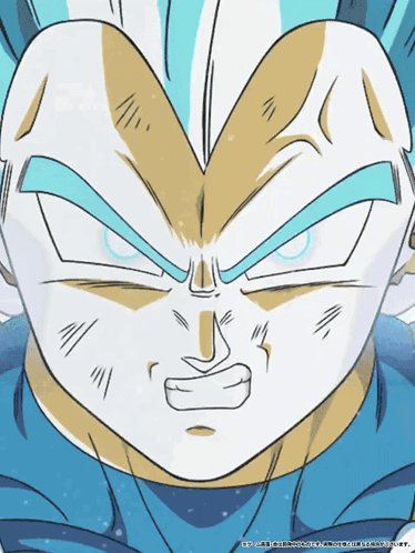 A Close Up Of A Cartoon Character 'S Face With Chinese Writing Underneath GIF