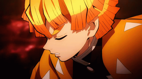 A Close Up Of A Cartoon Character 'S Face With His Eyes Closed GIF