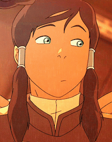 A Close Up Of A Cartoon Character 'S Face With Ponytails GIF