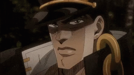 A Close Up Of A Cartoon Character 'S Face With The Words `` Good Grief '' . GIF