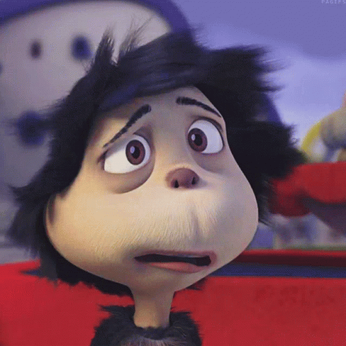 A Close Up Of A Cartoon Character 'S Face With The Words Pages Visible In The Corner GIF