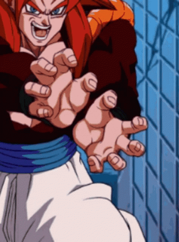 A Close Up Of A Cartoon Character 'S Hands With The Letters G On Them GIF