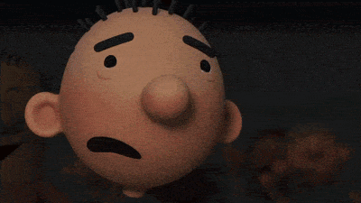 A Close Up Of A Cartoon Character 'S Head With Spikes GIF