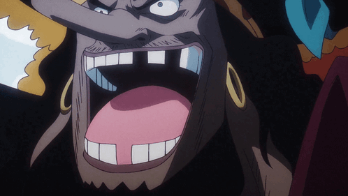 A Close Up Of A Cartoon Character 'S Mouth With A Pink Tongue Sticking Out GIF