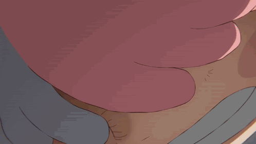 a close up of a cartoon character smiling