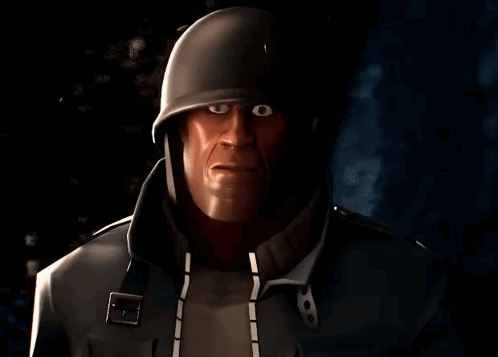 A Close Up Of A Cartoon Character Wearing A Helmet And Jacket GIF