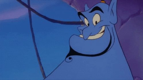 A Close Up Of A Cartoon Character With A Big Smile GIF