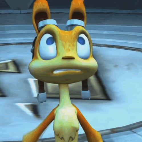 A Close Up Of A Cartoon Character With A Blue Eye GIF