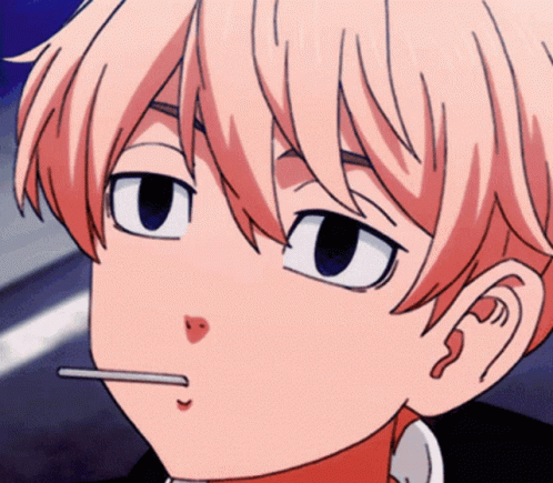 A Close Up Of A Cartoon Character With A Cigarette In His Mouth GIF