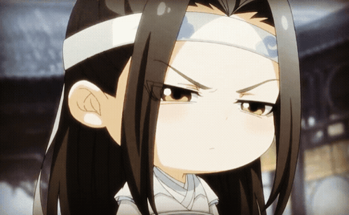 A Close Up Of A Cartoon Character With A Headband On His Head GIF