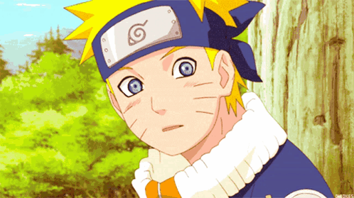 A Close Up Of A Cartoon Character With A Headband With The Letter G On It GIF