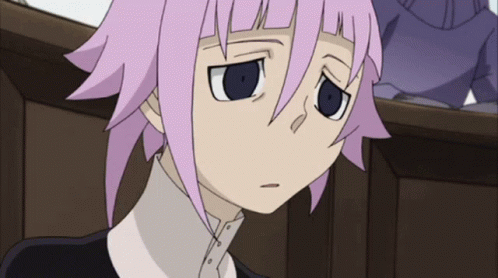 A Close Up Of A Cartoon Character With A Sad Look On Her Face GIF
