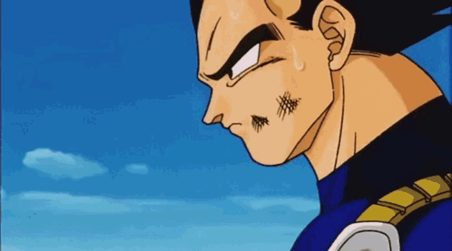 A Close Up Of A Cartoon Character With A Scratch On His Face . GIF