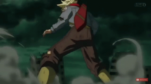 A Close Up Of A Cartoon Character With A Subscribe Button GIF