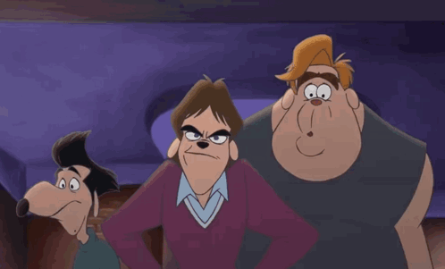 A Close Up Of A Cartoon Character With An Angry Face GIF