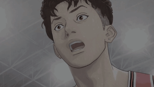A Close Up Of A Cartoon Character With His Mouth Open GIF