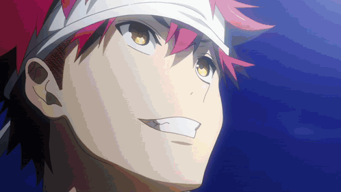 A Close Up Of A Cartoon Character With Red Hair GIF