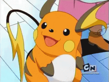 Cartoon Character With CN Logo In Corner GIF