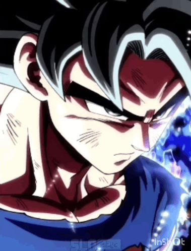 A Close Up Of A Cartoon Character With The Word Inshot On The Bottom Right GIF