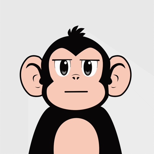 A Close Up Of A Cartoon Monkey 'S Face With A Surprised Look On His Face GIF