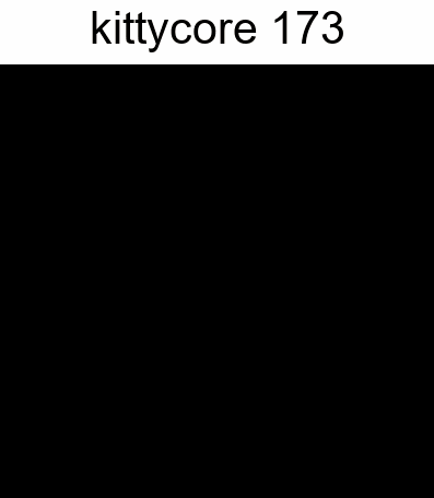 A Close Up Of A Cat 'S Face With The Text Kittycore 173 GIF