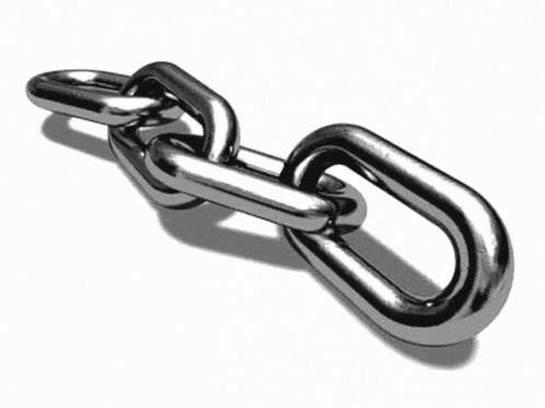 A Close Up Of A Chain On A White Surface GIF