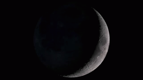 A Close Up Of A Full Moon In The Night Sky GIF