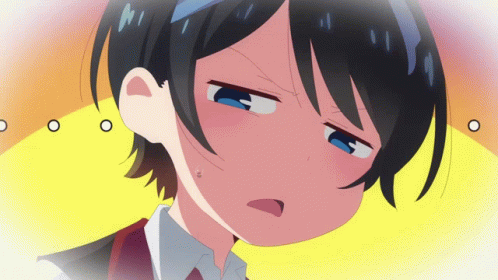 A Close Up Of A Girl Making A Silly Face GIF