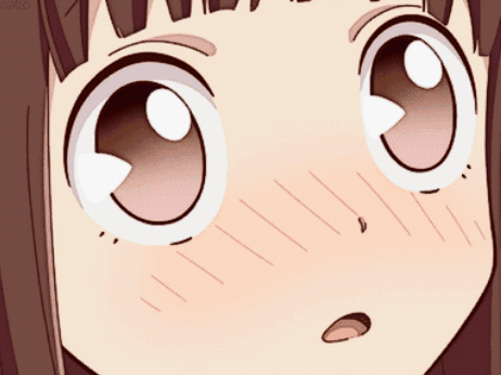 A Close Up Of A Girl 'S Face With A Few Lines On It GIF