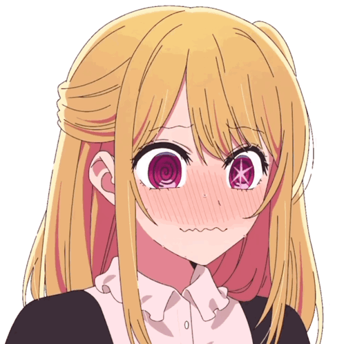 A Close Up Of A Girl 'S Face With A Star In Her Eye GIF