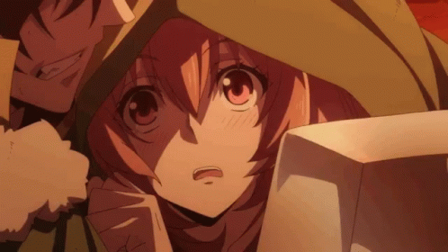 A Close Up Of A Girl 'S Face With A Surprised Expression GIF