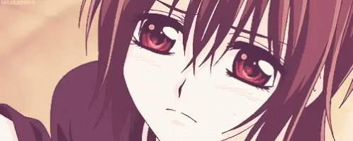 A Close Up Of A Girl 'S Face With The Word Serious On The Bottom Right Corner GIF