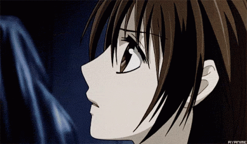 A Close Up Of A Girl 'S Face With The Words Ryanime Written Below It GIF