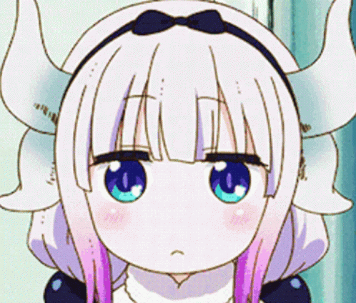A Close Up Of A Girl With Horns And A Bow On Her Head . GIF