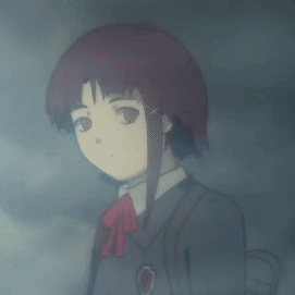 A Close Up Of A Girl With Red Hair And A Red Bow GIF