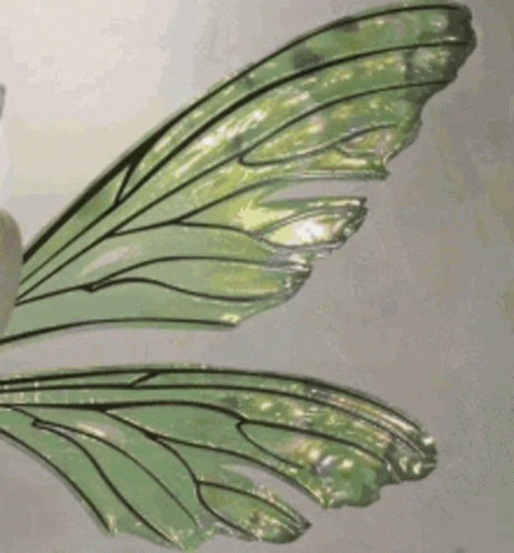 A Close Up Of A Glass Of Green Liquid With Ice Cubes In It . GIF