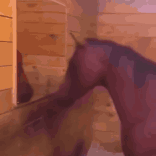 A Close Up Of A Mammoth 'S Tusks On A Blue Background GIF