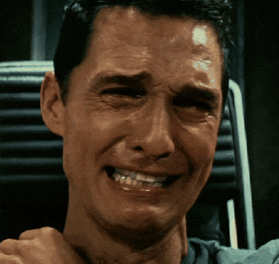 A Close Up Of A Man Crying With His Eyes Closed GIF