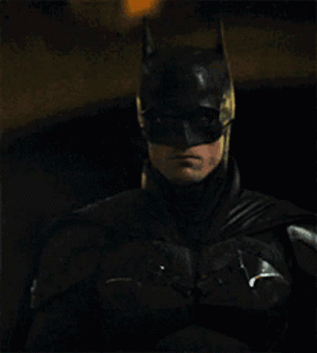 A Close Up Of A Man In A Bat Suit GIF
