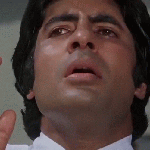 A Close Up Of A Man 'S Face And Neck GIF