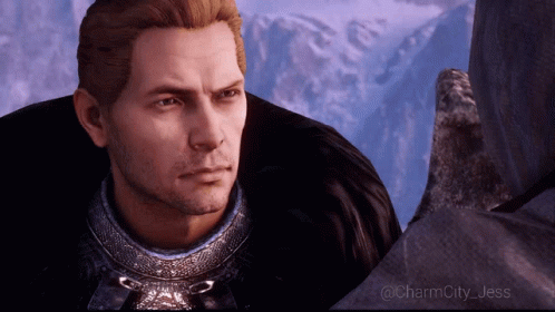 A Close Up Of A Man 'S Face In A Video Game With The Name Charmcity Jess At The Bottom GIF