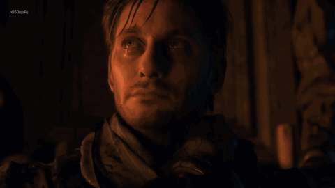 A Close Up Of A Man 'S Face With A Bandana Around His Head GIF
