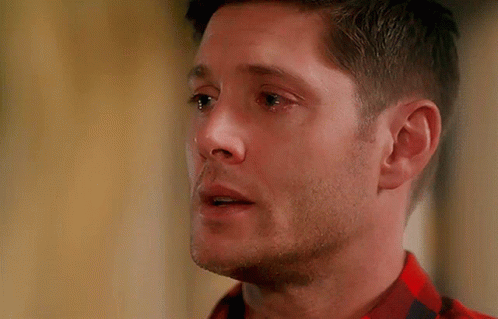 A Close Up Of A Man 'S Face With A Beard Wearing A Red Plaid Shirt . GIF