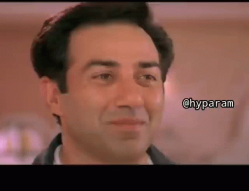 A Close Up Of A Man 'S Face With A Caption That Says @Hyparam GIF