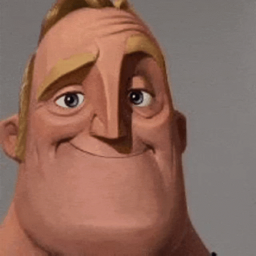 A Close Up Of A Man 'S Face With A Shadow Of A Person Behind Him GIF