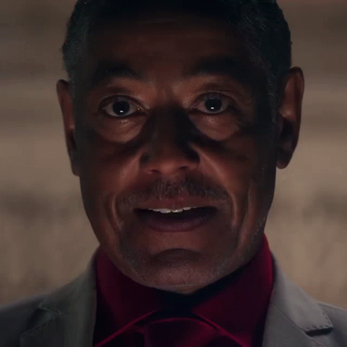 A Close Up Of A Man 'S Face With A Shadow On His Face GIF